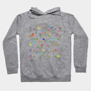 colorful roses Hoodie